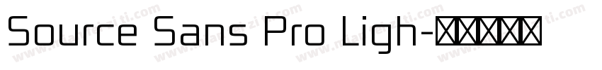 Source Sans Pro Ligh字体转换